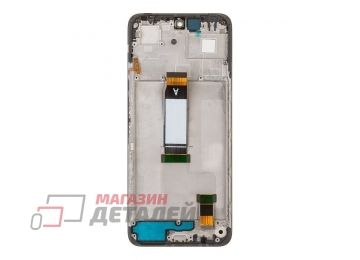 Дисплей (экран) в сборе с тачскрином для Xiaomi Redmi 13 4G (24040RN64Y) черный с рамкой (Premium LCD)