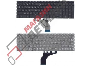 Клавиатура для ноутбука HP Pavillion 15t-db000, 15-db0000au,15-da черная без рамки без подсветки
