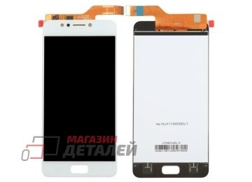 Дисплей (экран) в сборе с тачскрином для Asus ZenFone 4 Max ZC520KL белый