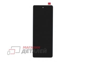 Дисплей (экран) в сборе с тачскрином для Samsung SM-F916B Galaxy Z Fold 2 (внешний) черный