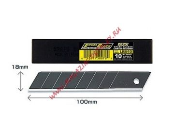 Сменные лезвия OLFA (Олфа) OL-LBB-10B черные10 шт.