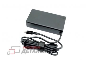 Блок питания (сетевой адаптер) для ноутбуков Lenovo 5-20V, 2-5A 100W Type-C  черный, без сетевого кабеля Premium