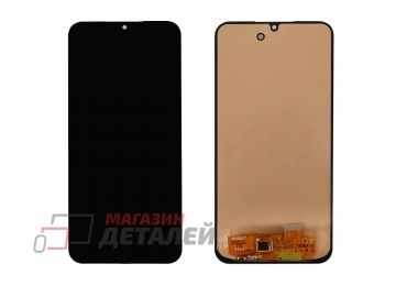 Дисплей (экран) в сборе с тачскрином для Samsung Galaxy M15 5G SM-M156B черный OLED