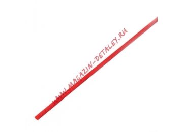 Термоусадочная трубка Rexant 3,0/1,5 мм красная (1м) 20-3004