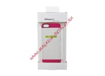 Защитная крышка Moshi iGlaze XT для Apple iPhone 5, 5s, SE розовая