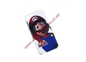 Защитная крышка New Super Mario Bros для Apple iPhone 5, 5s, SE коробка