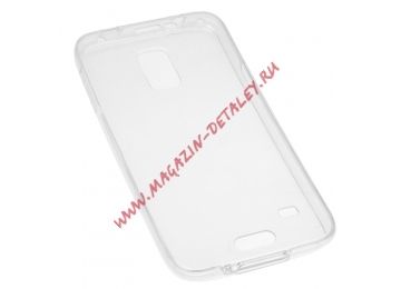 Силиконовый чехол для Samsung Galaxy S5 G900 TPU Case 360°, прозрачный