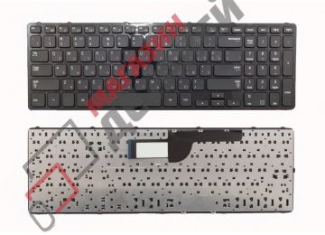 Клавиатура для ноутбука Samsung 350E5C, 355E5C, 365E5C черная с рамкой