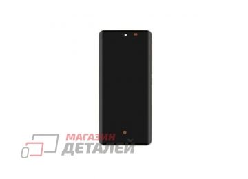 Дисплей (экран) в сборе с тачскрином для Huawei Honor 50 (NTH-NX9) серебристый с рамкой OLED