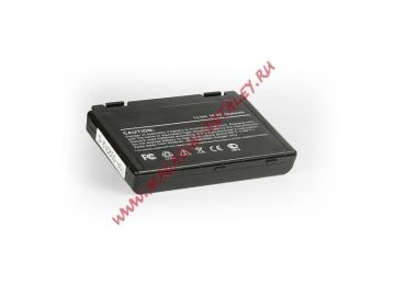 Аккумулятор TopON TOP-K50 (совместимый с A32-F52, A32-F82) для ноутбука ASUS K40 11.1V 4400mAh черный