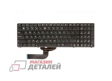 Клавиатура ZeepDeep для ноутбука Asus K52, K53, K54 черная, плоский Enter