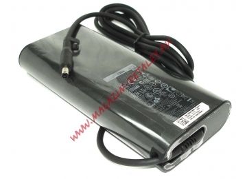 Блок питания (сетевой адаптер) HA130PM130 для ноутбуков Dell 19.5V 6.67A 130W 4.5х3.0 мм с иглой черный, с сетевым кабелем Premium
