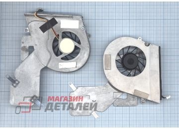 Система охлаждения (радиатор) в сборе с вентилятором для ноутбука Toshiba Satellite A200, A205 (с разбора)