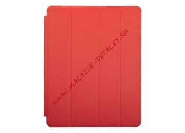 Чехол из эко – кожи SmartCase для Apple iPad 2, 3, 4 раскладной, красный