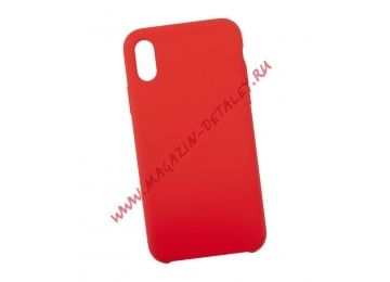 Чехол для iPhone Xs WK-Moka series силиконовый (красный)