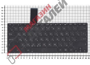 Клавиатура для ноутбука Asus VivoBook S300k S300ki S300 черная
