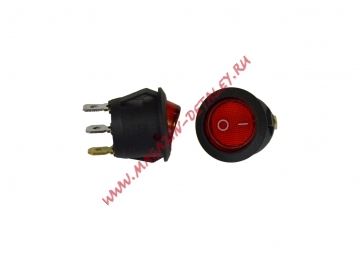 Кнопка 3pins 23мм диаметр 6A/250V 10A/125V KCD1-105