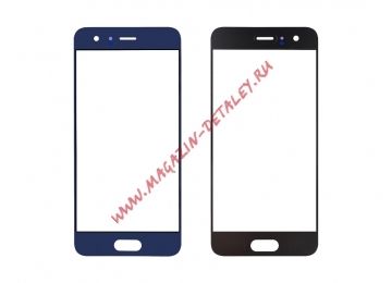 Стекло для переклейки Huawei Honor 9/9 Premium (STF-L09) синее