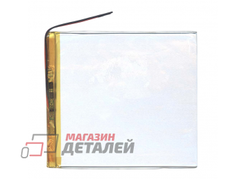 Аккумулятор универсальный 2.5x105x105 мм 3.8V 3500mAh Li-Pol (2 Pin)