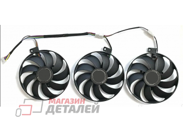 Вентилятор для видеокарты Asus Strix RTX2070, RTX2080, 6Pin  + 4Pin , 87мм, S 32мм, T12