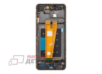 Дисплей (экран) в сборе с тачскрином для Samsung Galaxy A04 SM-A045 черный с рамкой (Premium LCD)