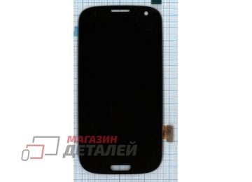 Дисплей (экран) в сборе с тачскрином для Samsung Galaxy S3 GT-I9300 синий