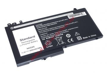 Аккумулятор OEM (совместимый с NGGX5, 954DF) для ноутбука Dell Latitude 12 E5270 11.4V 3000mAh черный