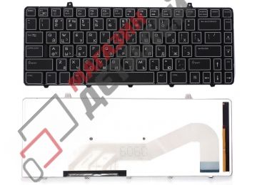 Клавиатура для ноутбука Dell Alienware M11X R1 черная с подсветкой