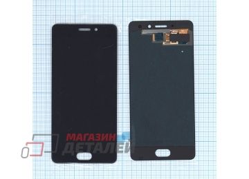 Дисплей (экран) в сборе с тачскрином для Meizu Pro 7 черный