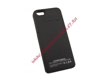 Дополнительная АКБ защитная крышка External Battery Case для Apple iPhone 6, 6s 4000mAh черная