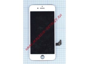 Дисплей (экран) в сборе с тачскрином для iPhone 8, SE 2020 белый (Premium LCD)