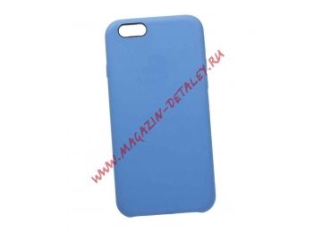 Силиконовый чехол Silicone Case для Apple iPhone 6, 6s синий