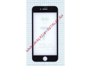 Защитное стекло 4D для Apple iPhone 7 черное
