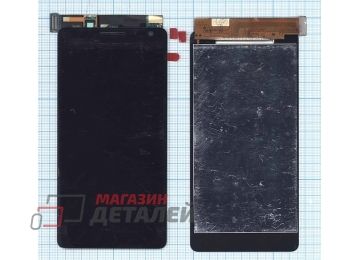 Дисплей (экран) в сборе с тачскрином для Huawei Ascend D2 черный