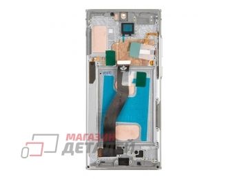 Дисплей (экран) в сборе с тачскрином для Samsung Galaxy Note 10 Plus N975 черный с рамкой (Incell)