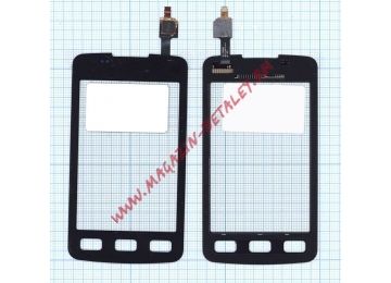 Сенсорное стекло (тачскрин) для Samsung xCover GT-S5690 S5690 черный