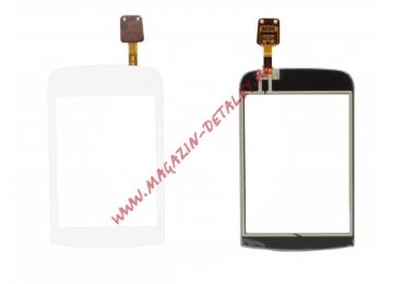 Сенсорное стекло (тачскрин) для Nokia C2-03/C2-02/C2-06/C2-07/C2-08 белое