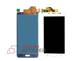 Дисплей (экран) в сборе с тачскрином для Samsung Galaxy J5 (2016) SM-J510F белый (OLED)