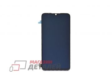 Дисплей (экран) в сборе с тачскрином для Xiaomi Mi A3 черный без сканера отпечатка (TFT-совместимый)