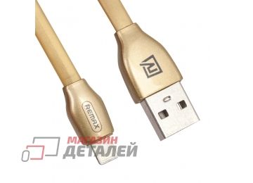 USB Дата-кабель REMAX Laser Data Cable RC-035i для Apple 8 pin 1 м. золотой