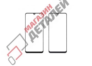 Стекло + OCA плёнка для переклейки для Samsung SM-A315F Galaxy A31 черное