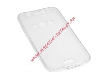 Силиконовый чехол для Samsung Galaxy J1 (2016) TPU Case 360° прозрачный