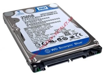 Жесткий диск WD Scorpio Blue 2.5", 250GB, SATA II WD2500BEVT