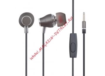 Гарнитура HOCO M28 Ariose Universal Earphone With Mic (серая)