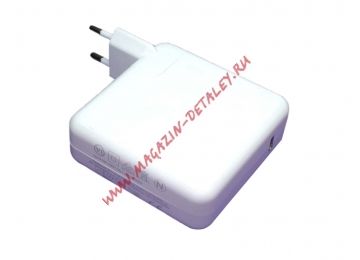 Блок питания (сетевой адаптер) для ноутбука Apple A1719, MNF82CH/A(USB Type-C, 87W) OEM