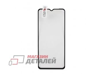 Защитное стекло "LP" для Samsung Galaxy A03s Thin Frame Full Glue с рамкой 0,33 мм 2,5D 9H черное