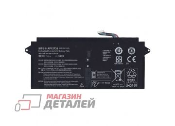 Аккумулятор AP12F3J для ноутбука Acer Aspire S7-391 7.4V 4400mAh черный Premium