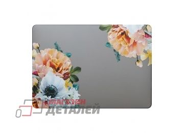 Чехол для Macbook 12" Hard Shell Case "Тропические цветы" (матовый)