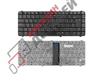 Клавиатура для ноутбука HP Compaq CQ511, CQ515, CQ610 черная, большой Enter