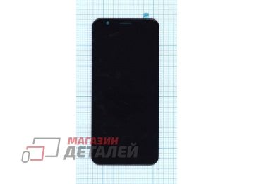 Дисплей (экран) в сборе с тачскрином для Asus ZenFone Max M1 ZB555KL черный